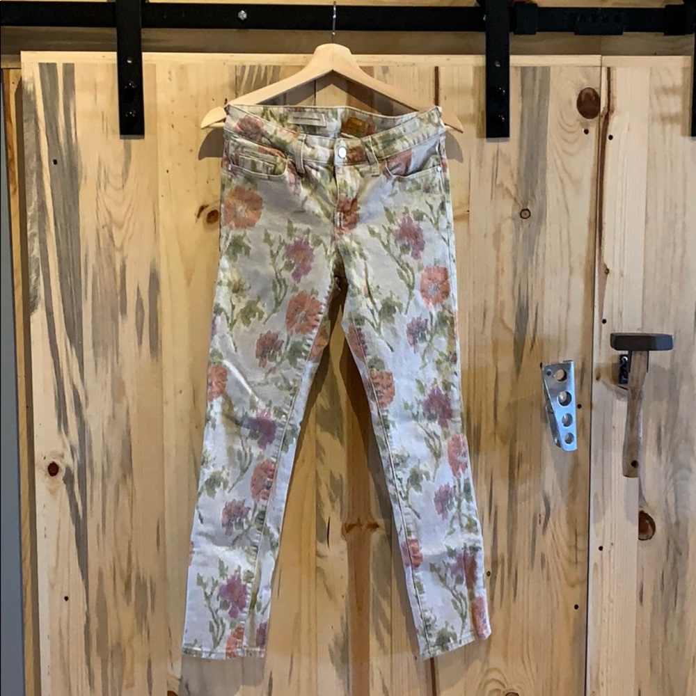 Pilcro and the Letterpress floral stet jean